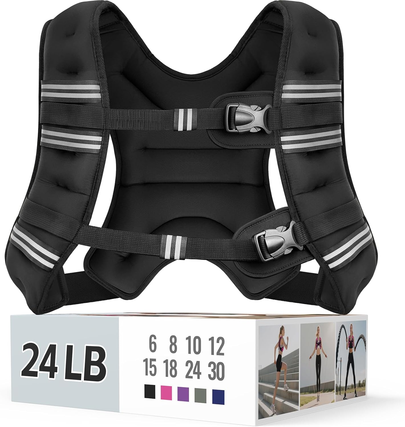 Zeerun Weighted Vest Black