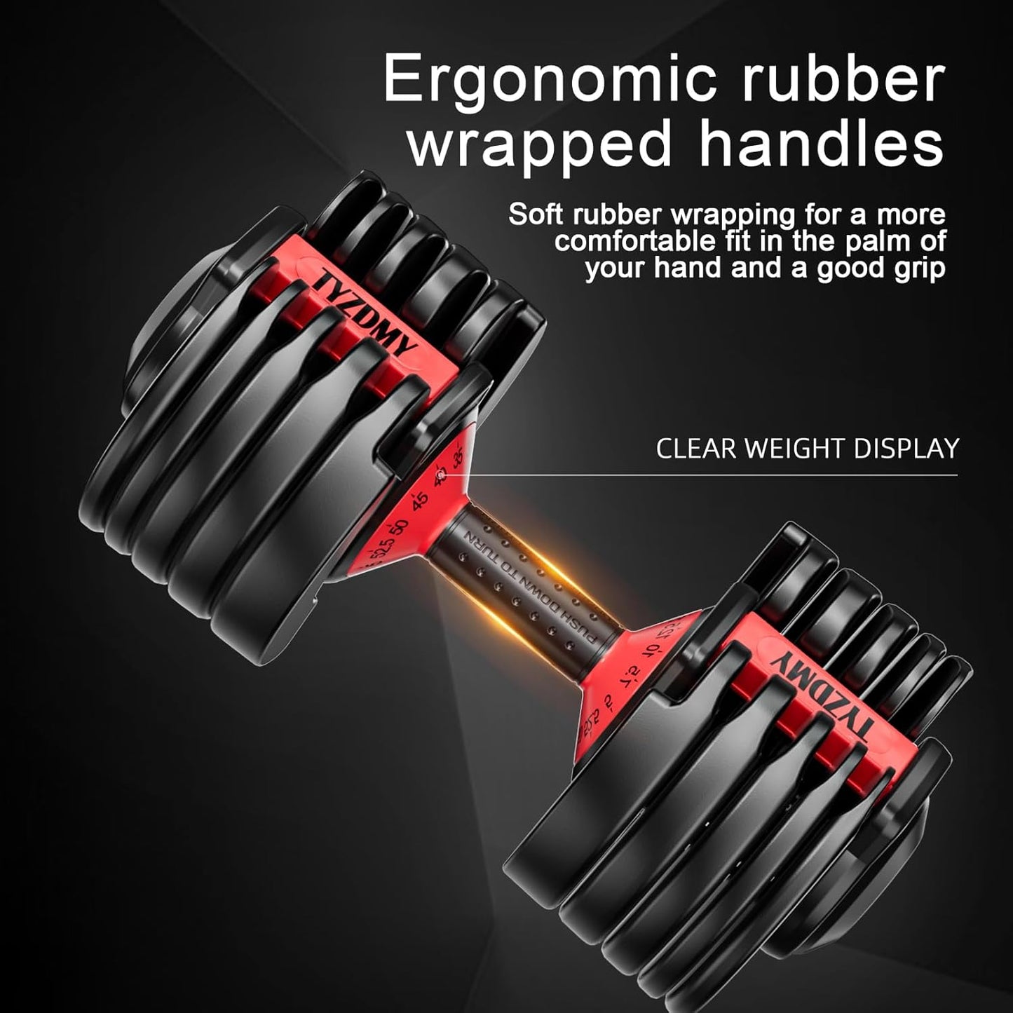 52.5lb Adjustable Dumbbell Pair (Set of 2)