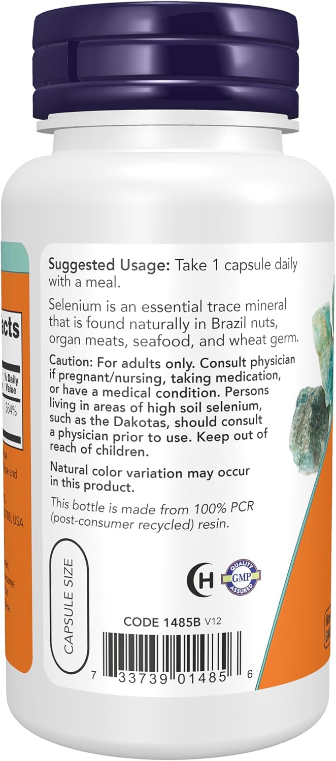 Now Selenium 200mcg 90 caps