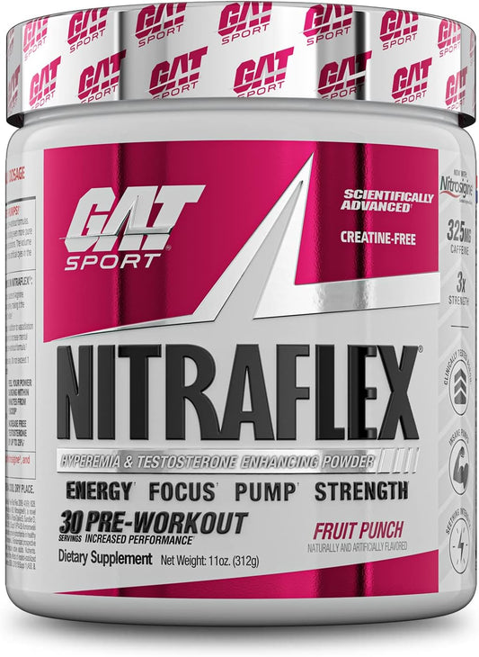 Nitraflex High Intensity Pre Workout - GAT Sports 30sv