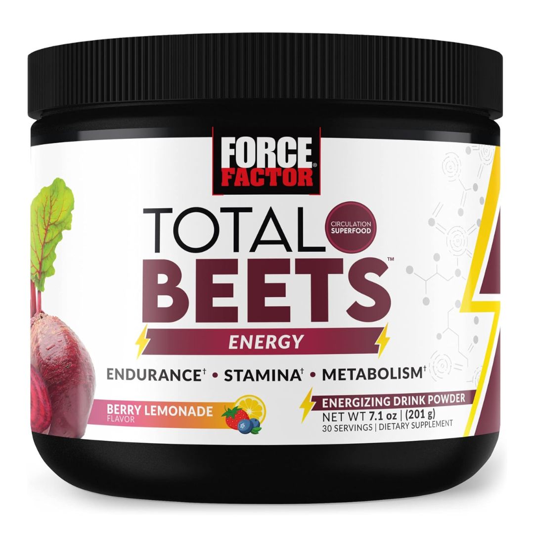 Force Factor Total Beets Energy Drink Mix 30 Servings