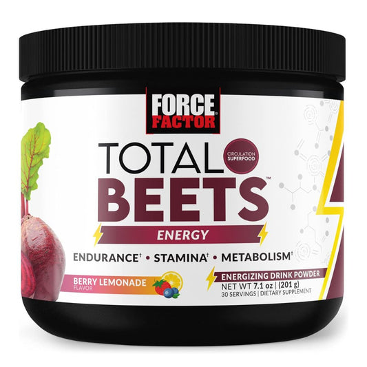 Force Factor Total Beets Energy Drink Mix 30 Servings