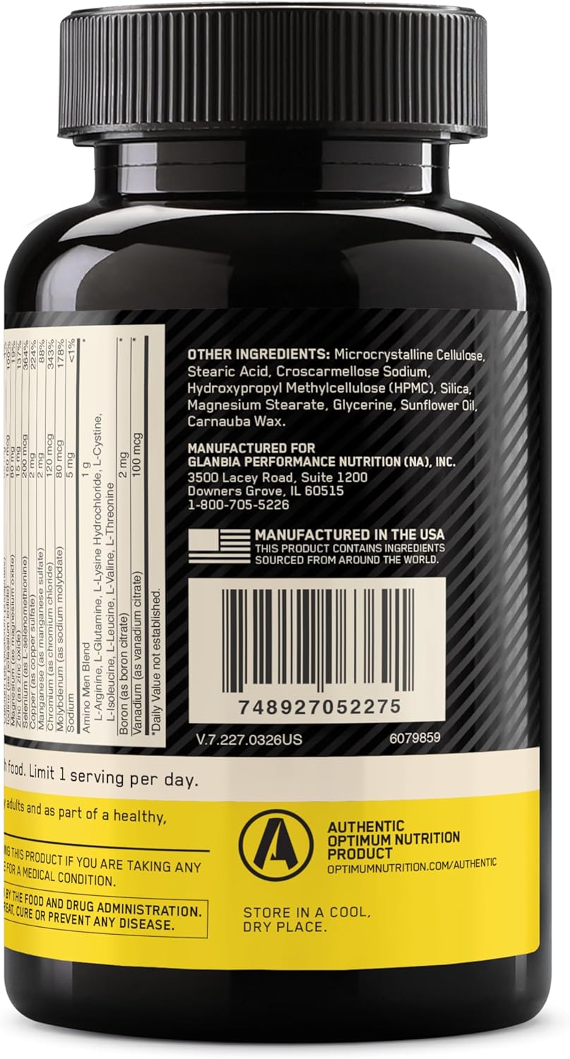 Opti-Men Multivitamin for Active Men
