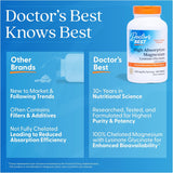 Doctor's Best High Absorption Magnesium -Lysinate Glycinate capsules 240ct