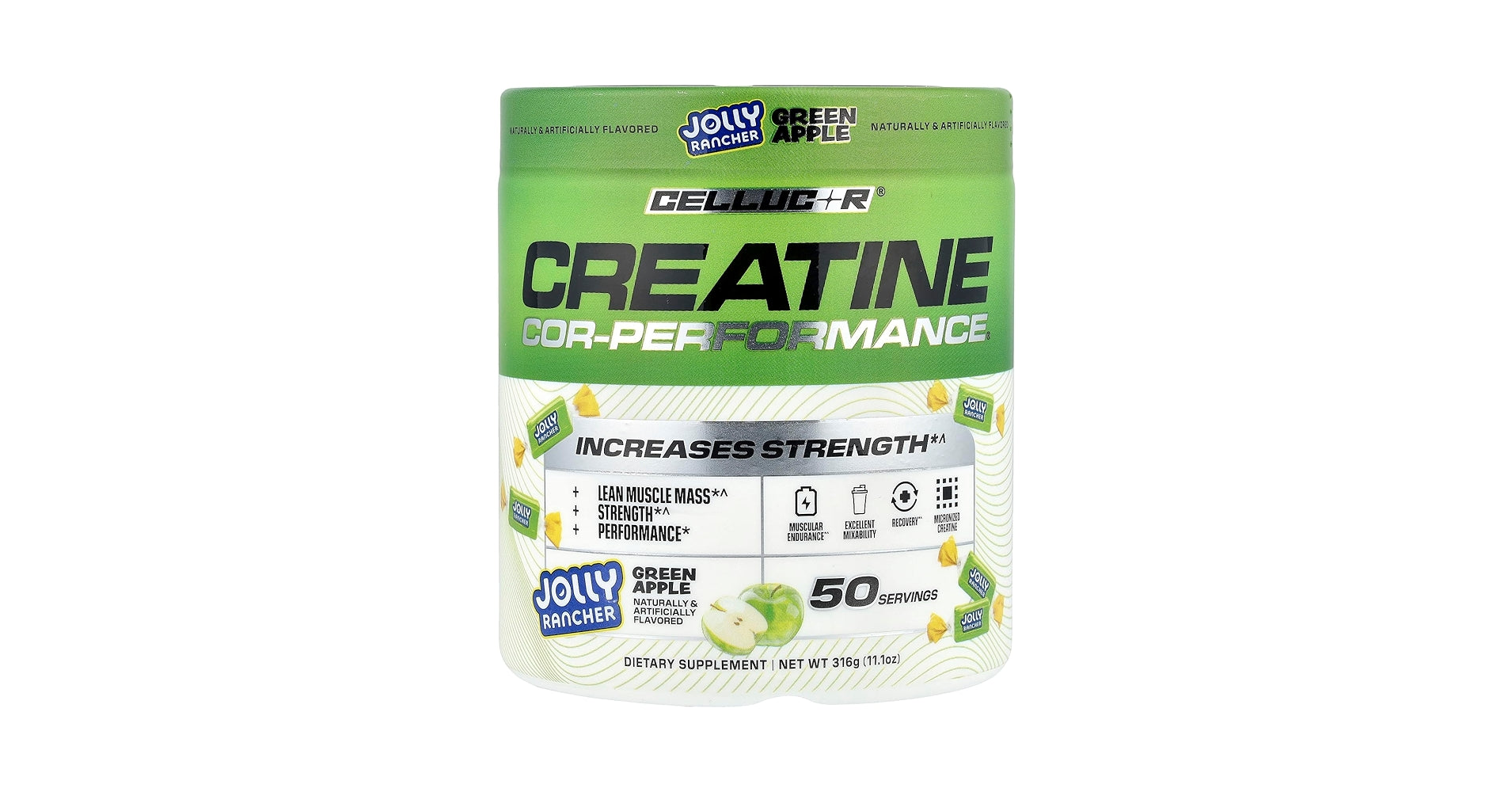Cellucor Micronized Creatine Monohydrate Powder - Fruit Punch 50 servings