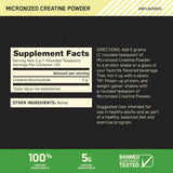 ON Creatine Monohydrate Powder