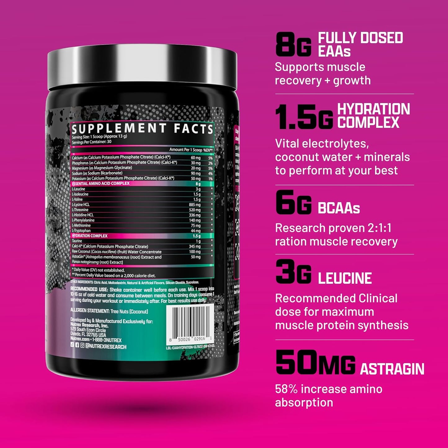 Nutrex EAA+ Hydration 30sv