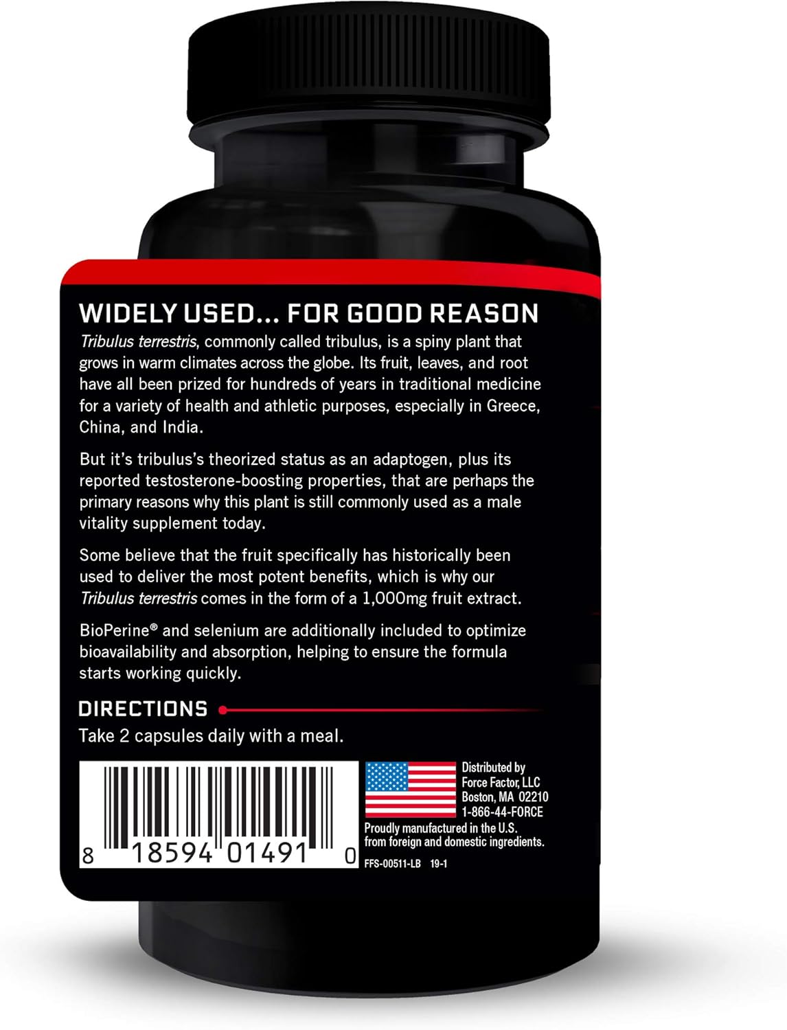 Force Factor Tribulus Terrestris 60ct