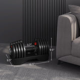 90lb Adjustable Dumbbell Pair