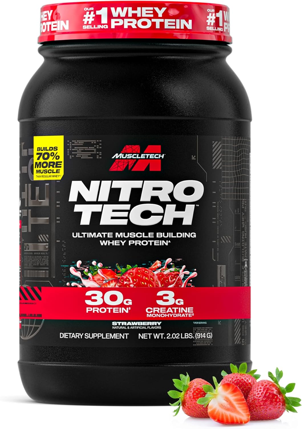 MuscleTech Nitro Tech Whey Protein 2lb