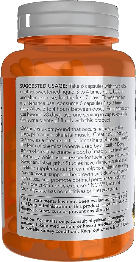 NOW Creatine Monohydrate 750mg