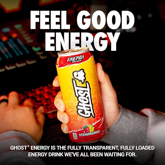 Ghost Energy Straw Bango RTD 16oz