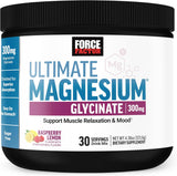 Force Factor Ultimate Magnesium Glycinate 30sv Raspberry Lemon