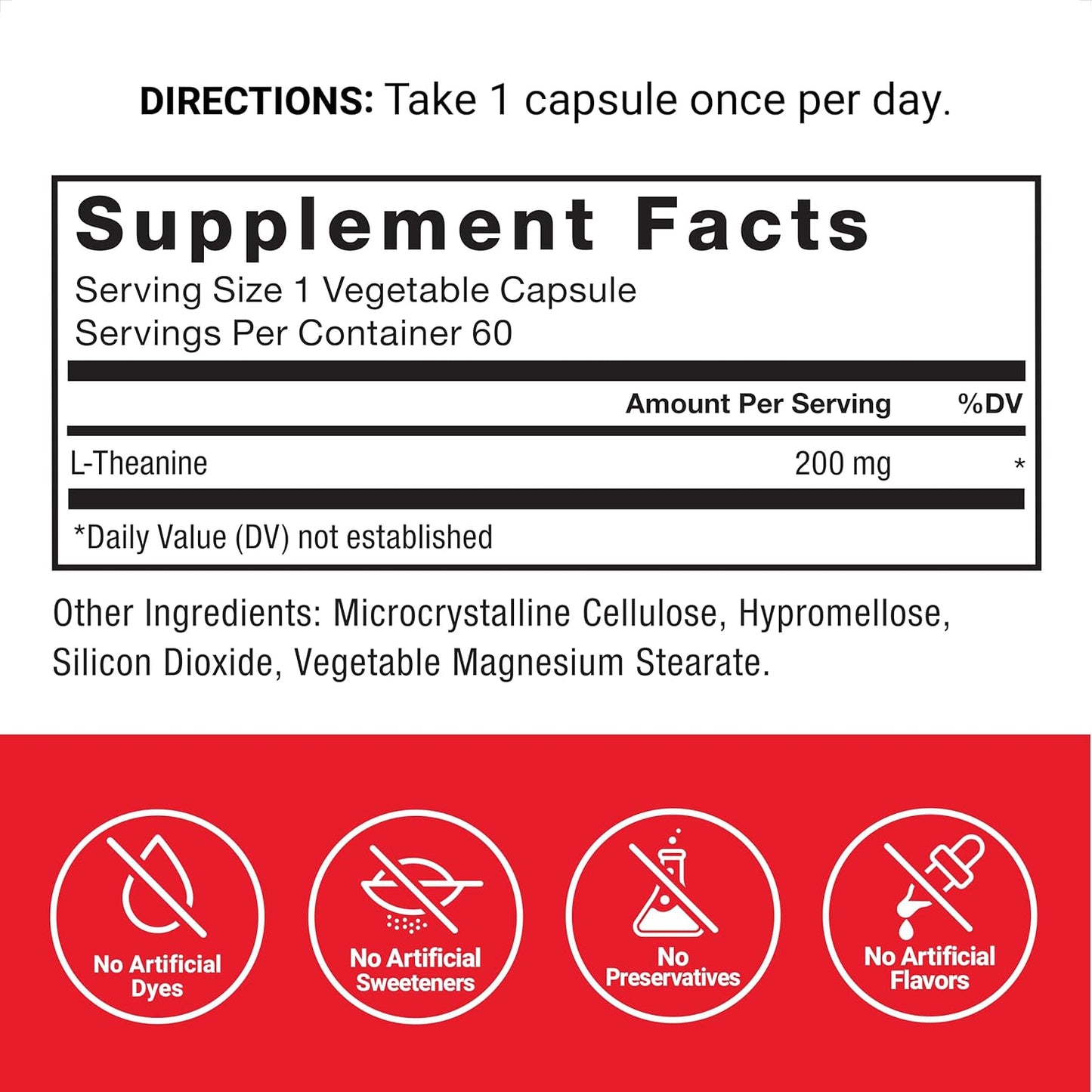 Force Factor L-Theanine 250mg 60ct