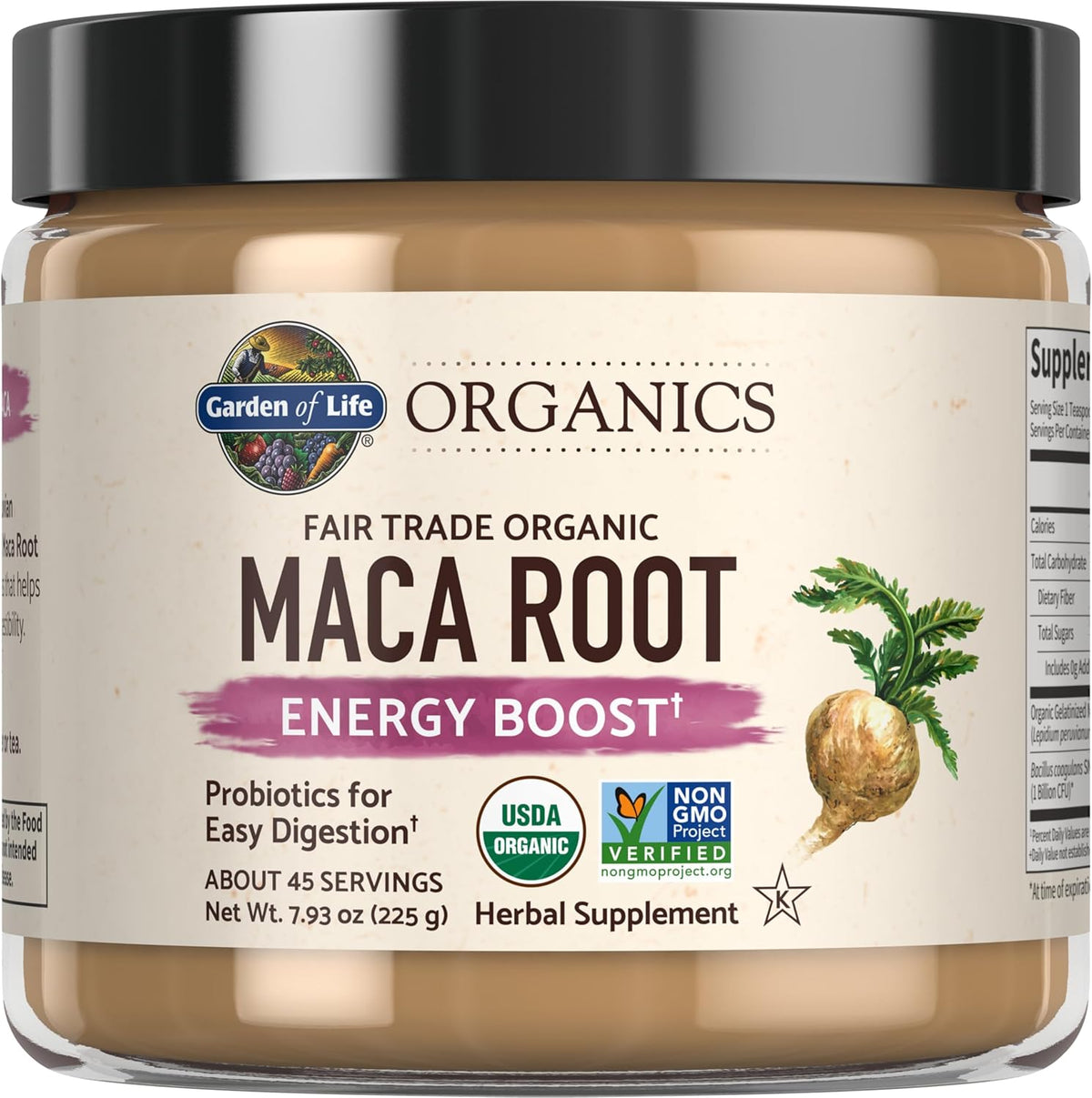Garden of Life, Organics, Organic Maca Root Powder