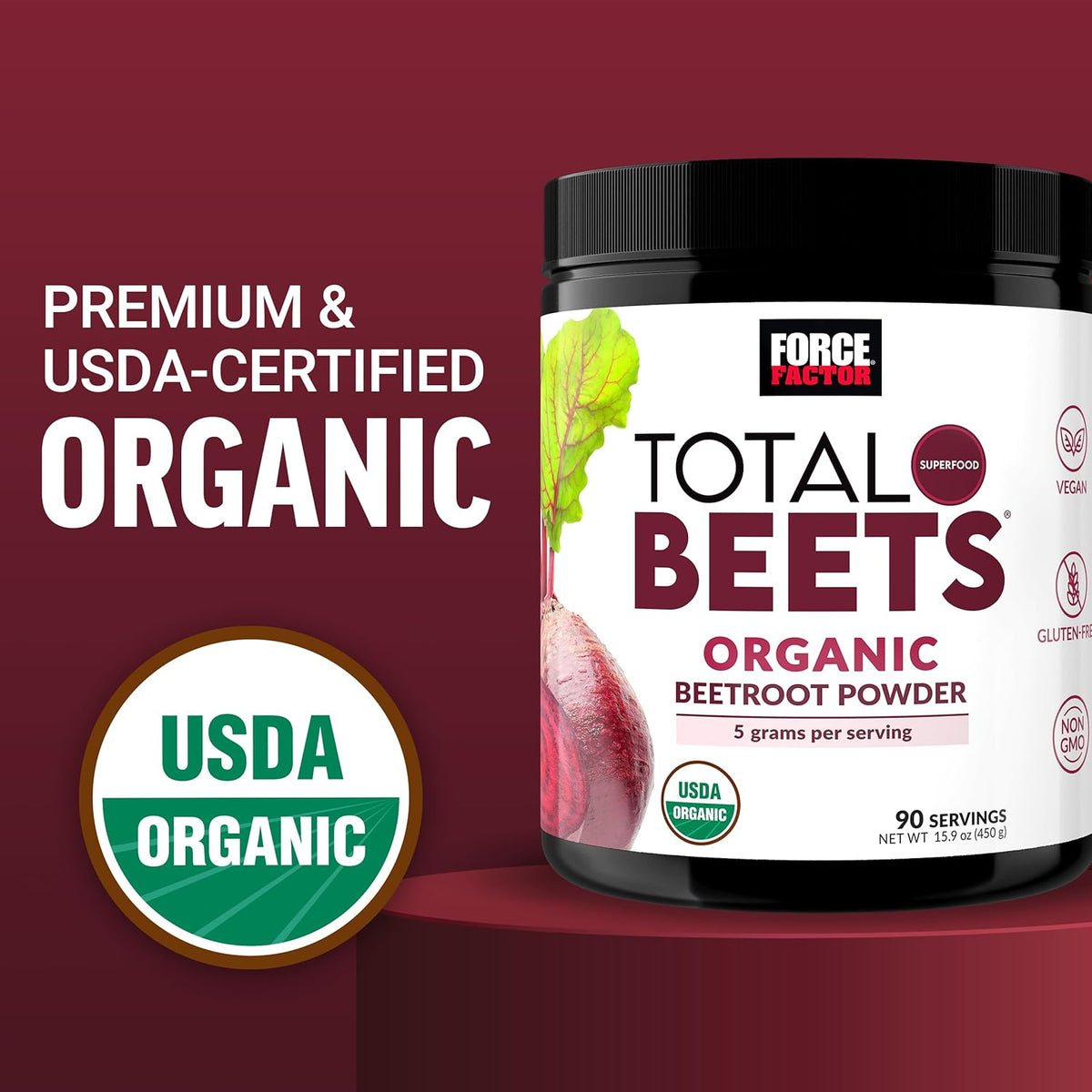 Force Factor Total Beets 90 serv Unflavored