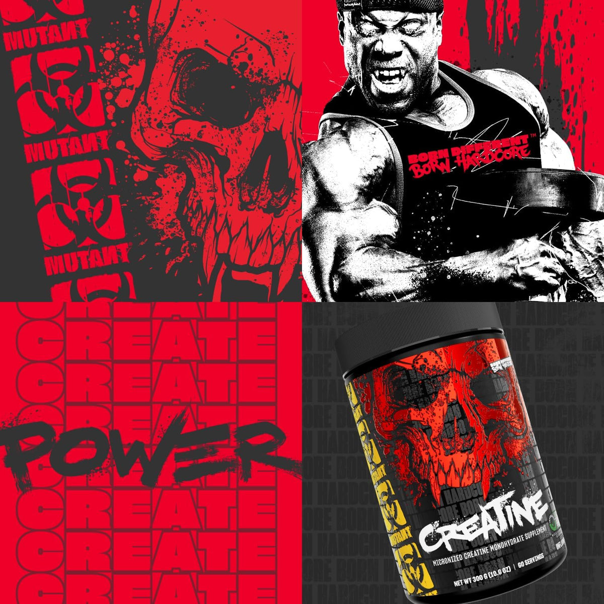 Mutant Micronized Creatine 300g 60sv
