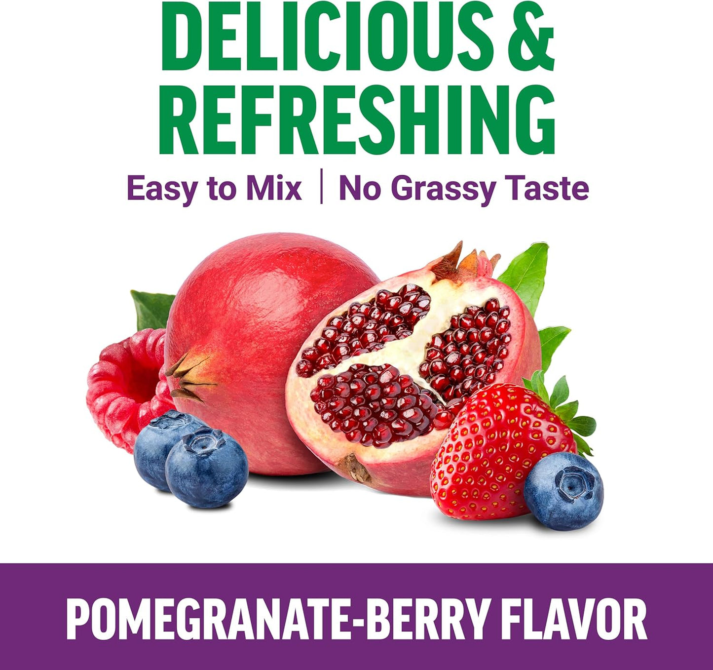 Force Factor Smarter Greens Superfoods + Digestion Powder 30sv Pomegranate Berry