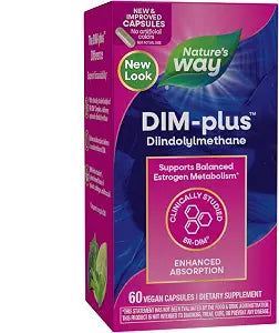 Nature's Way DIM Plus 60 Vegetable Capsules