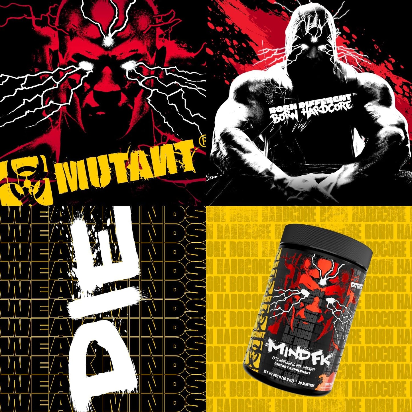 Mutant Mind FK Epic Nootropic Pre - Workout 20sv