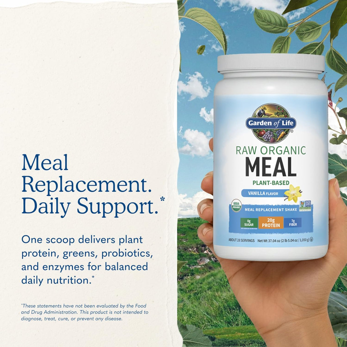 GOL Raw Organic Meal Replacement Protein