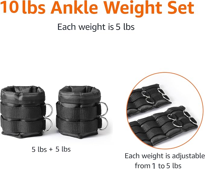 Ankle Weights 10lb pair