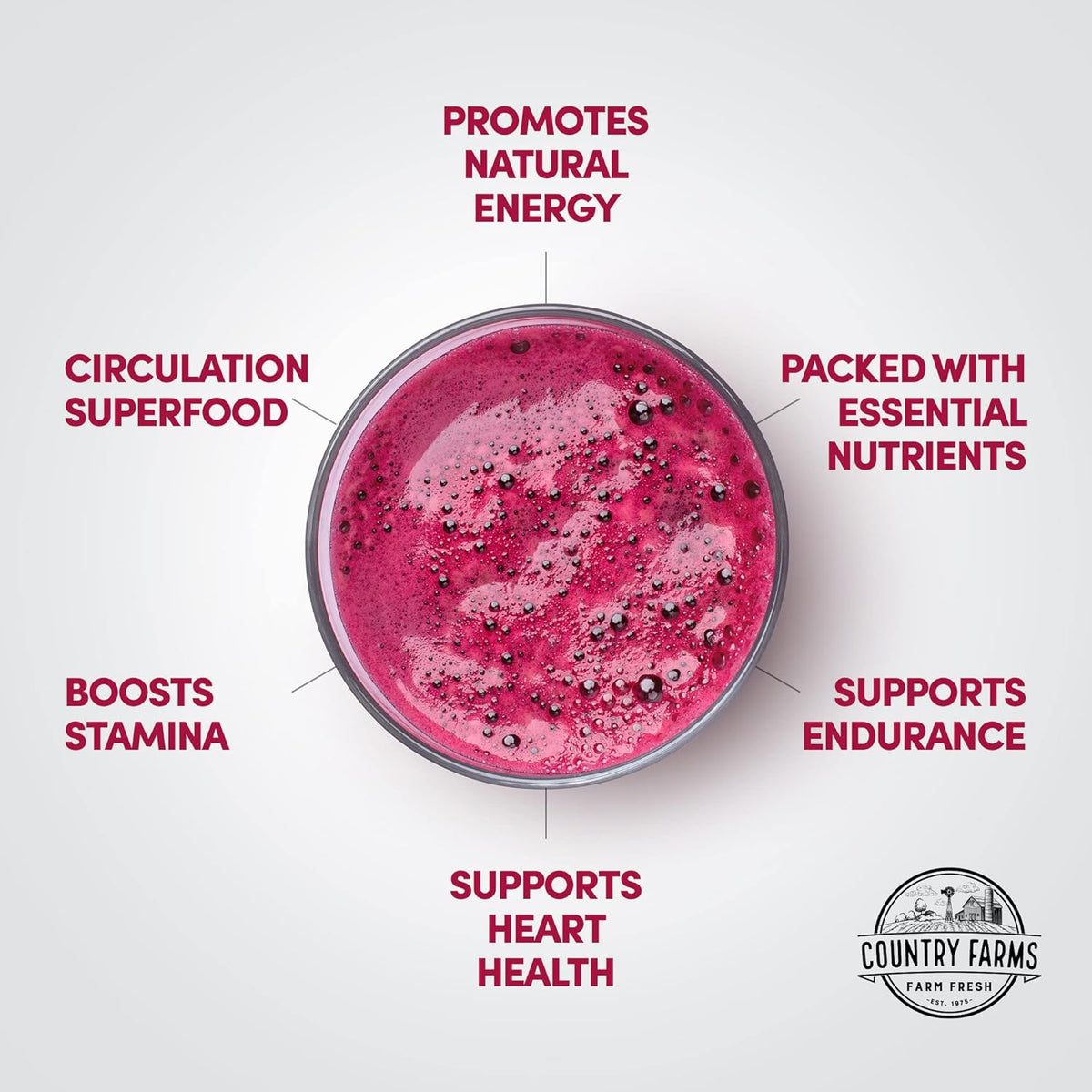 Country Farms Bountiful Beets 10.6oz, 30 servings