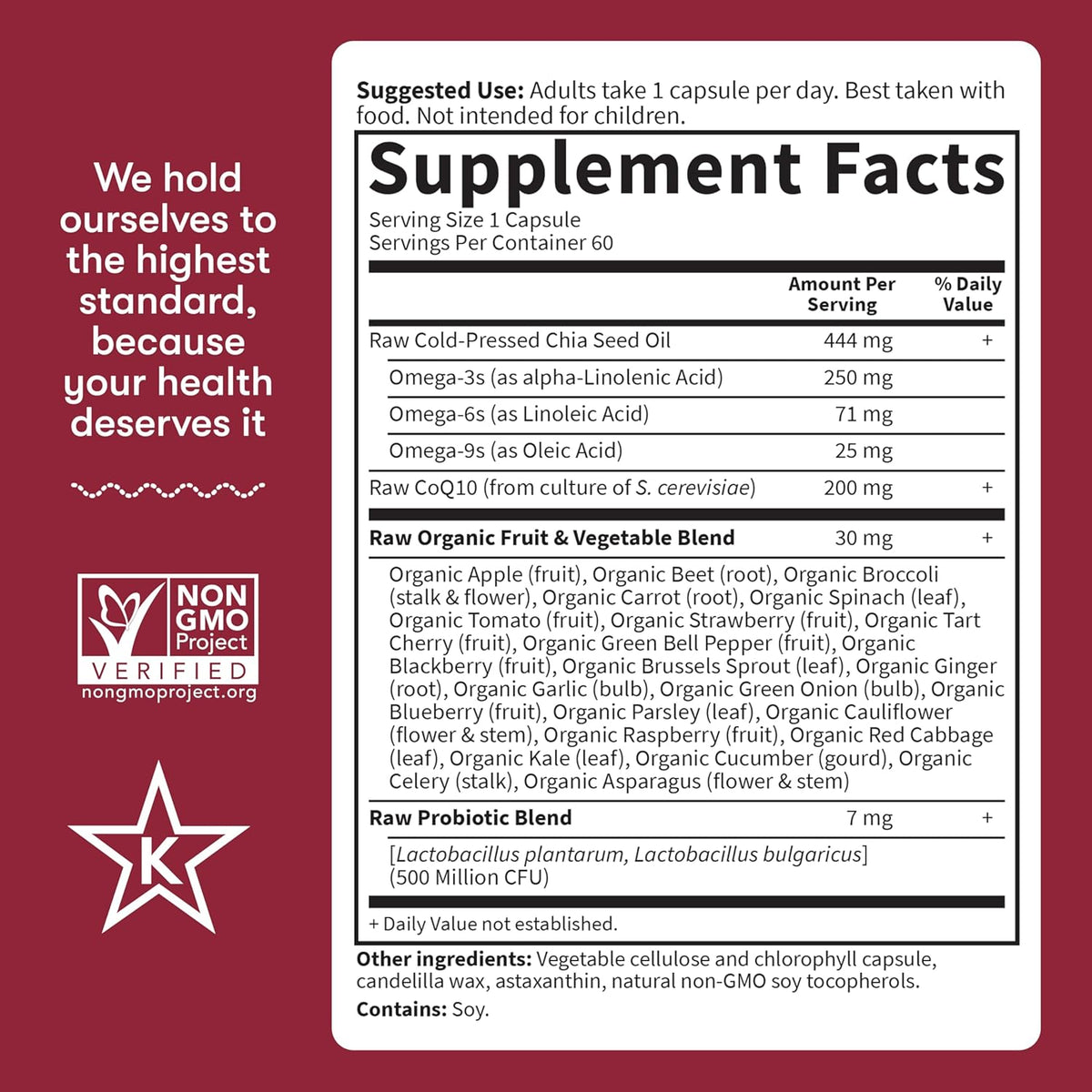 Garden of Life Vitamin Code Raw CoQ10