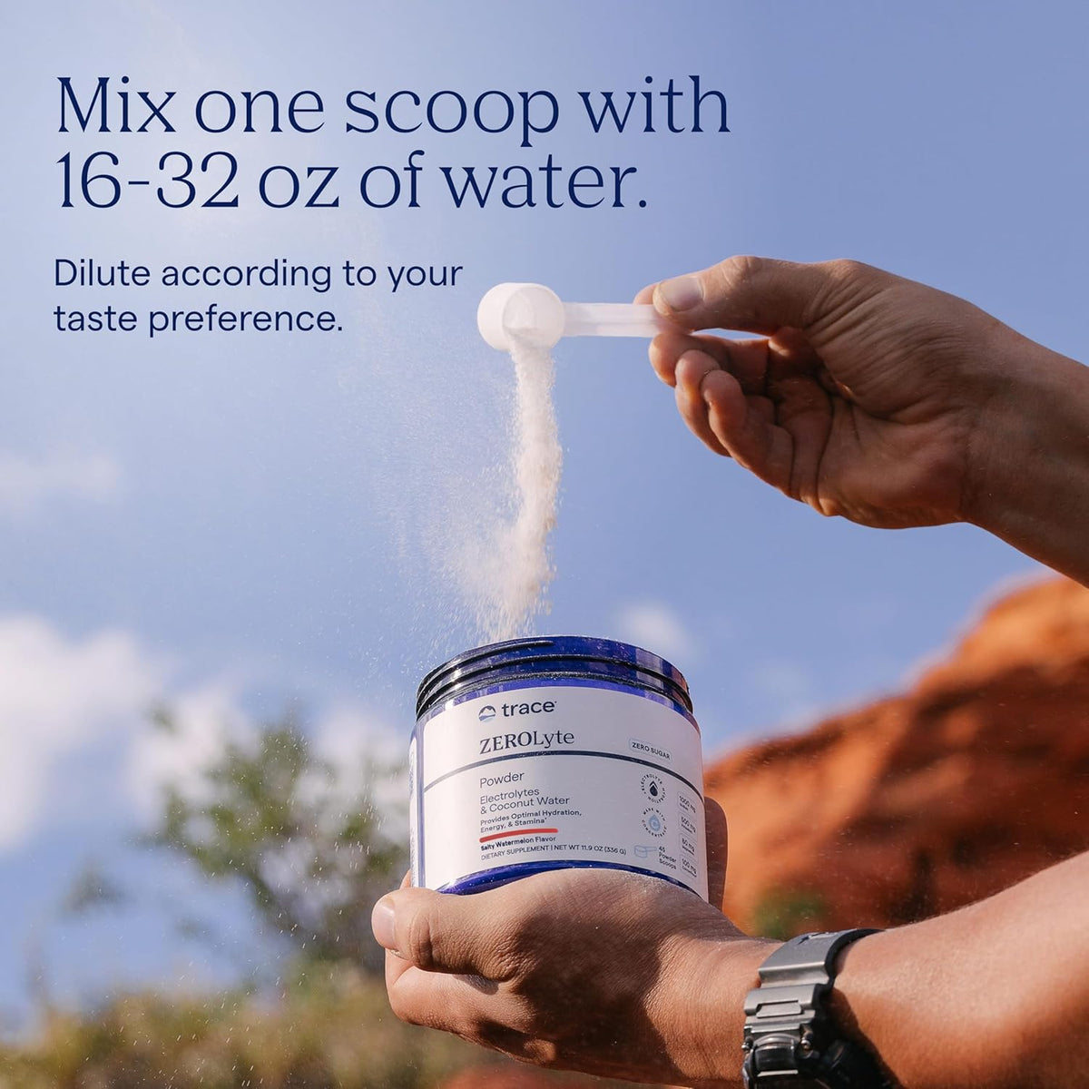 Trace Minerals ZeroLyte Electrolytes & Coconut Water