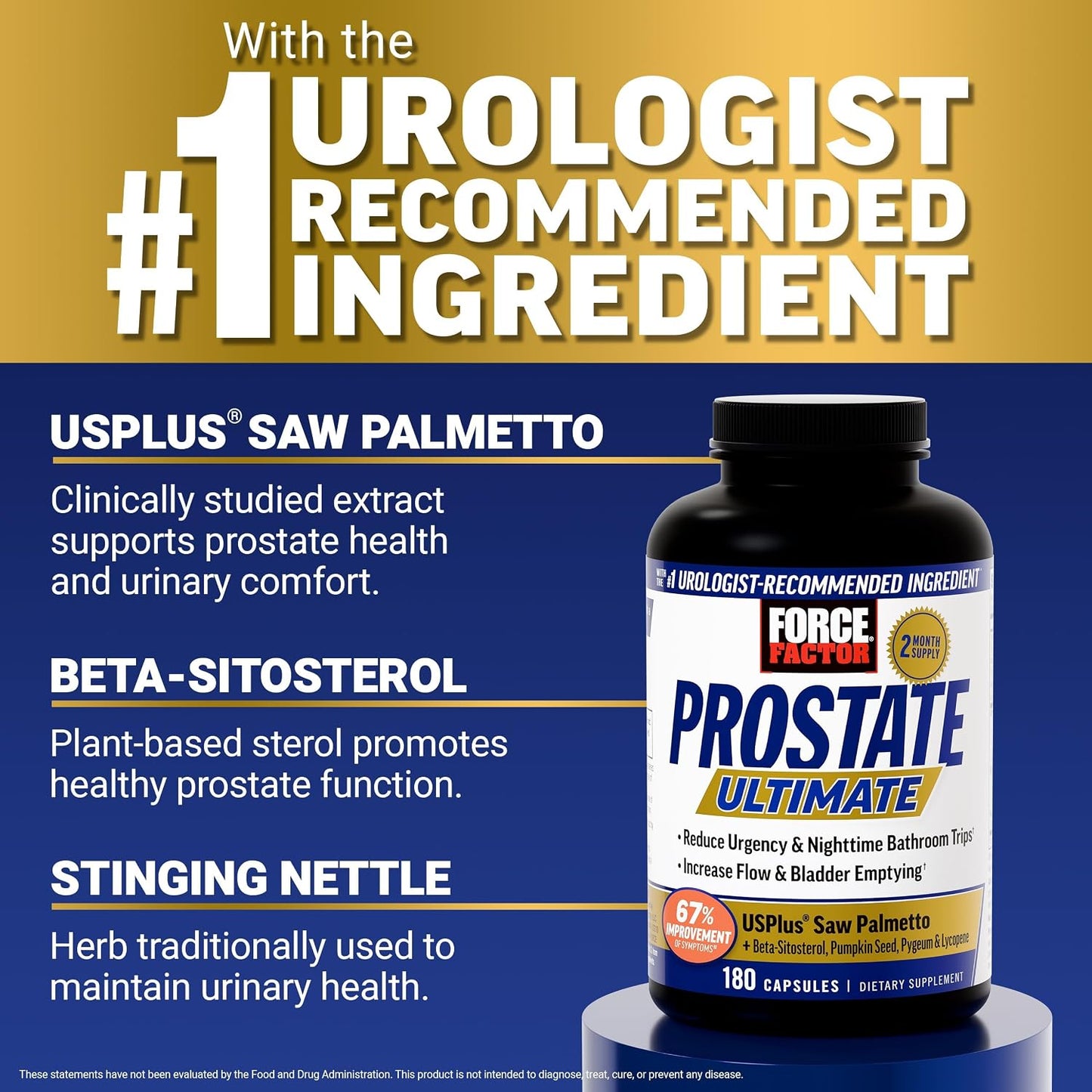 Force Factor Prostate Ultimate 180 caps