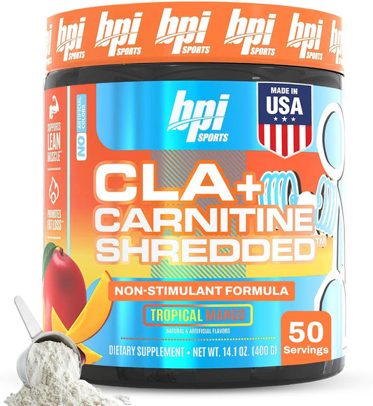 BPI CLA + Carnitine Shredded 50sv Tropical Mango