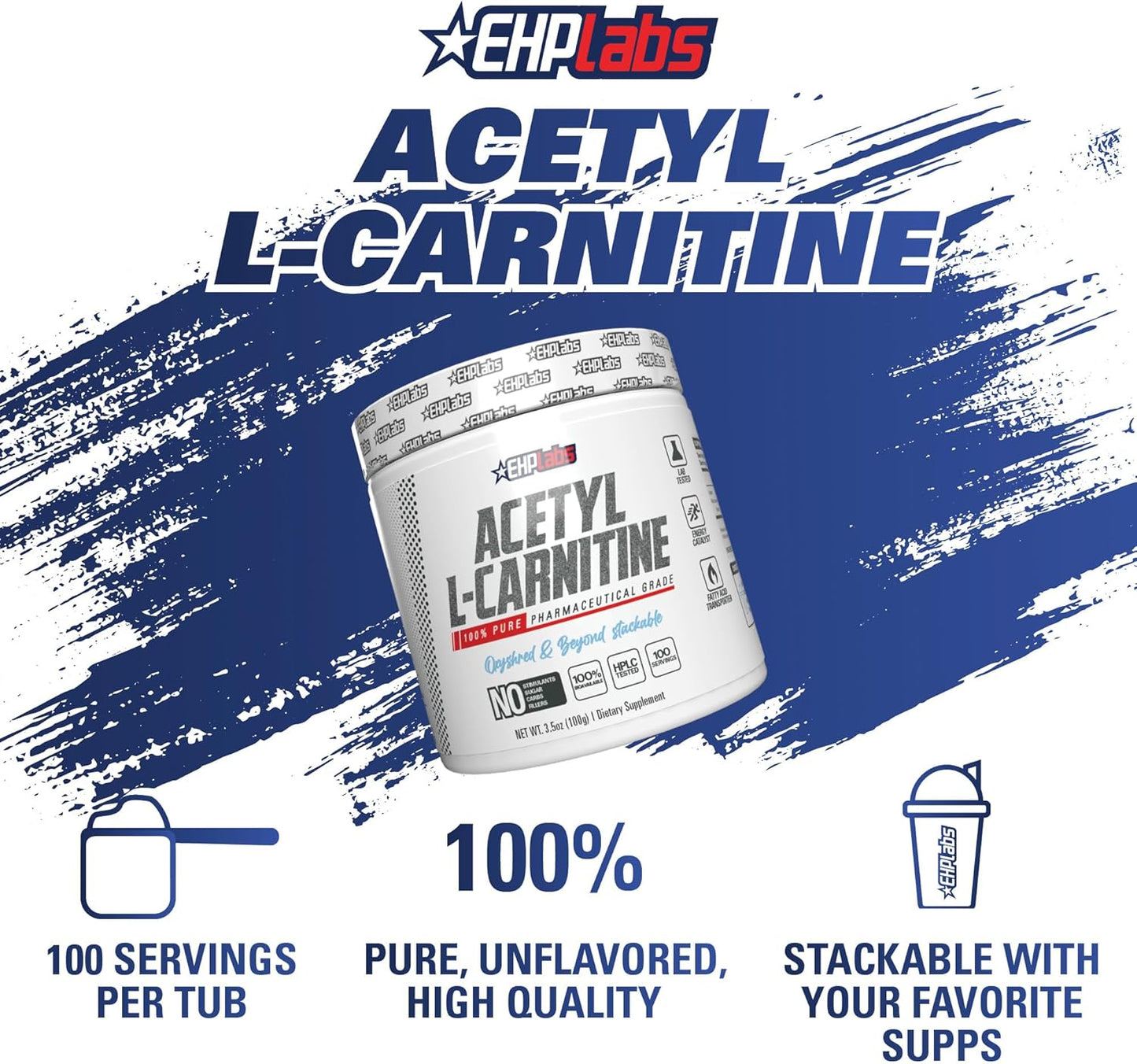 EHPLabs Acetyl L-Carnitine 100g