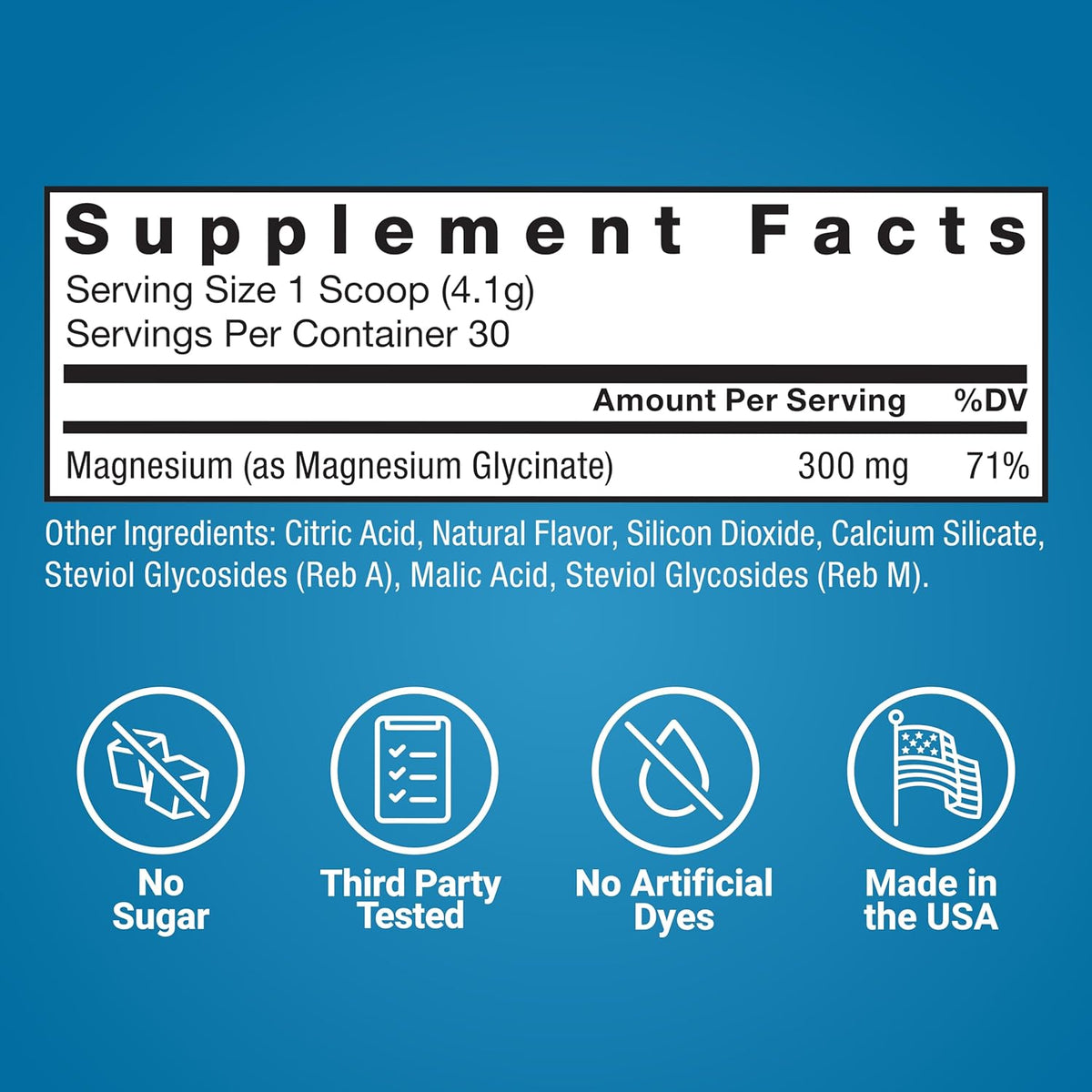 Force Factor Ultimate Magnesium Glycinate 30sv Raspberry Lemon