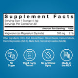 Force Factor Ultimate Magnesium Glycinate 30sv Raspberry Lemon