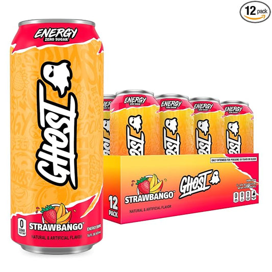 Ghost Energy Straw Bango RTD 16oz