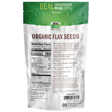 Now Organic Flax Seeds 16oz
