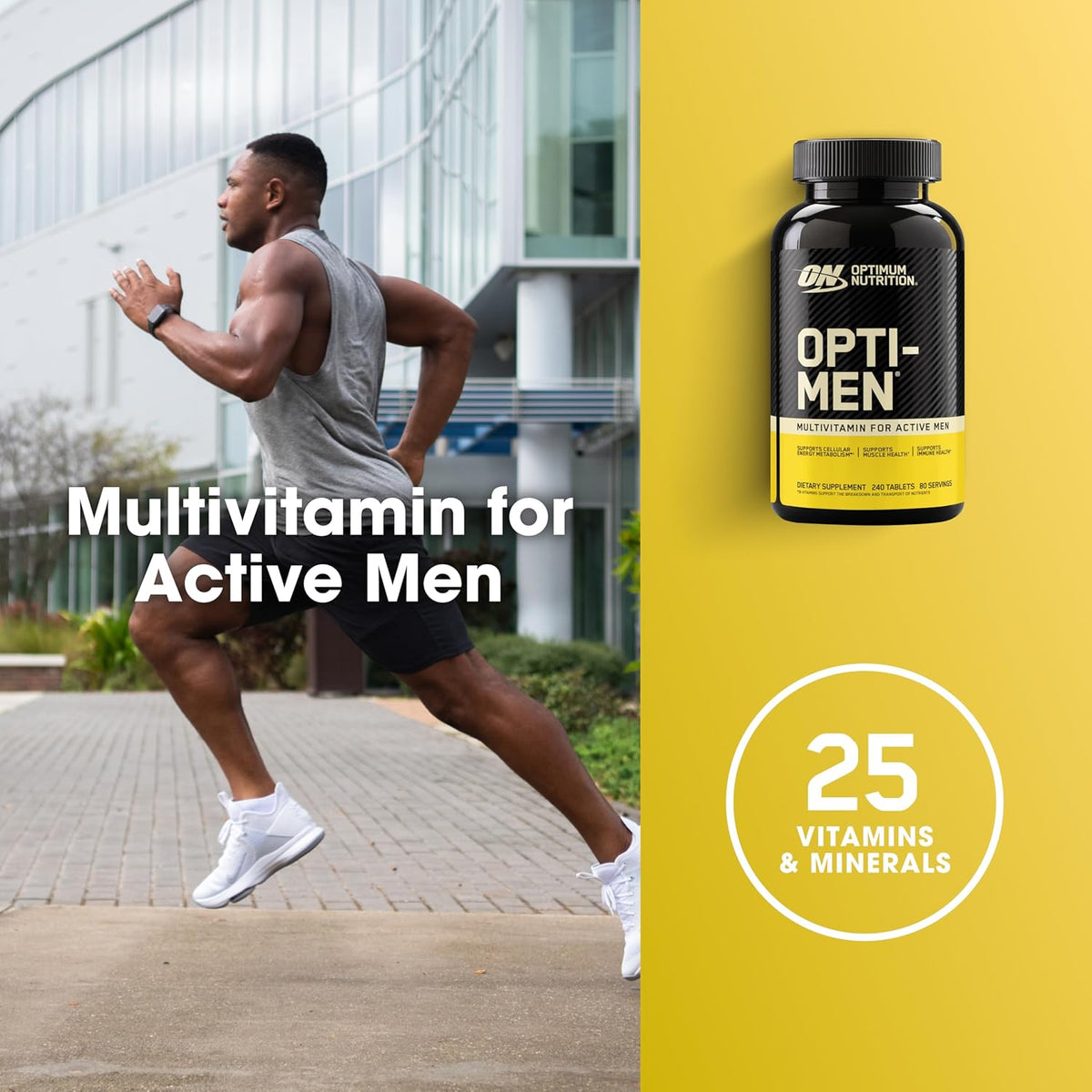 Opti-Men Multivitamin for Active Men