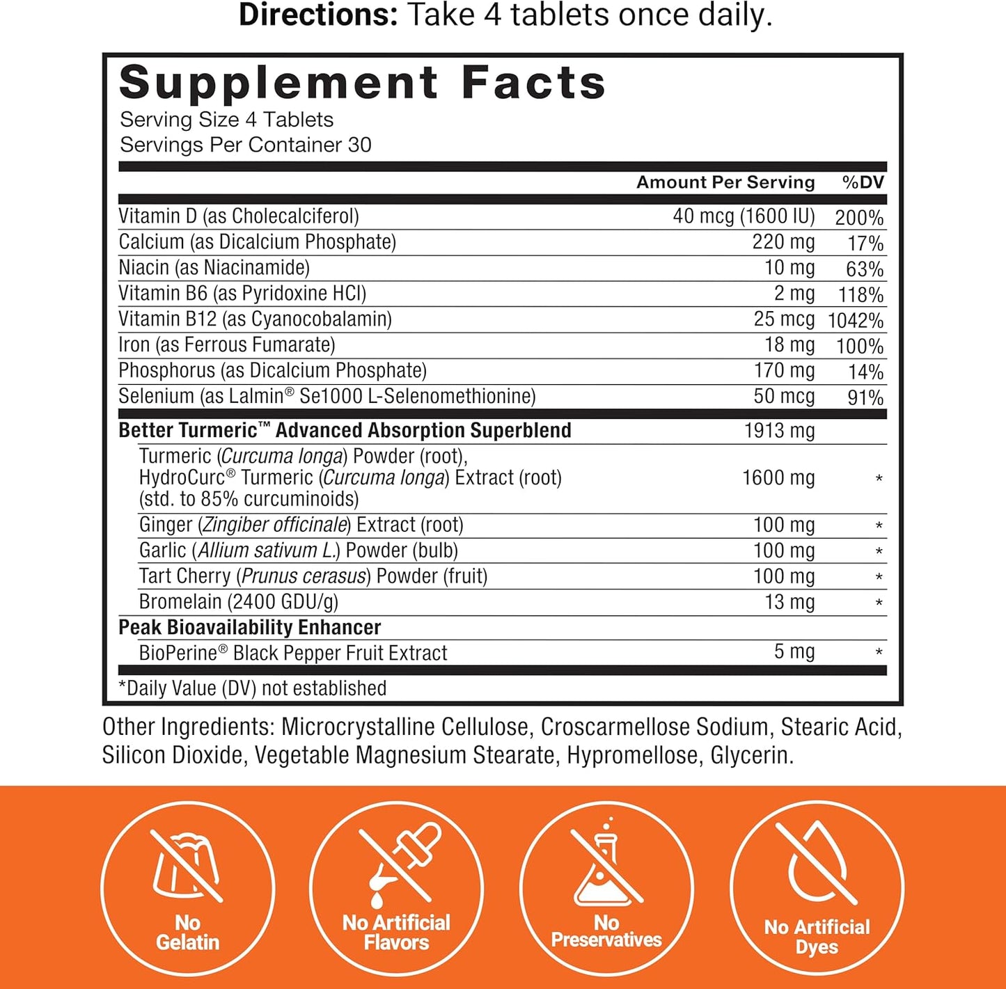 Force Factor Better Turmeric- 120 Caps