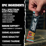 Ghost Hydration + Electrolytes sticks 24 pk Strawbango