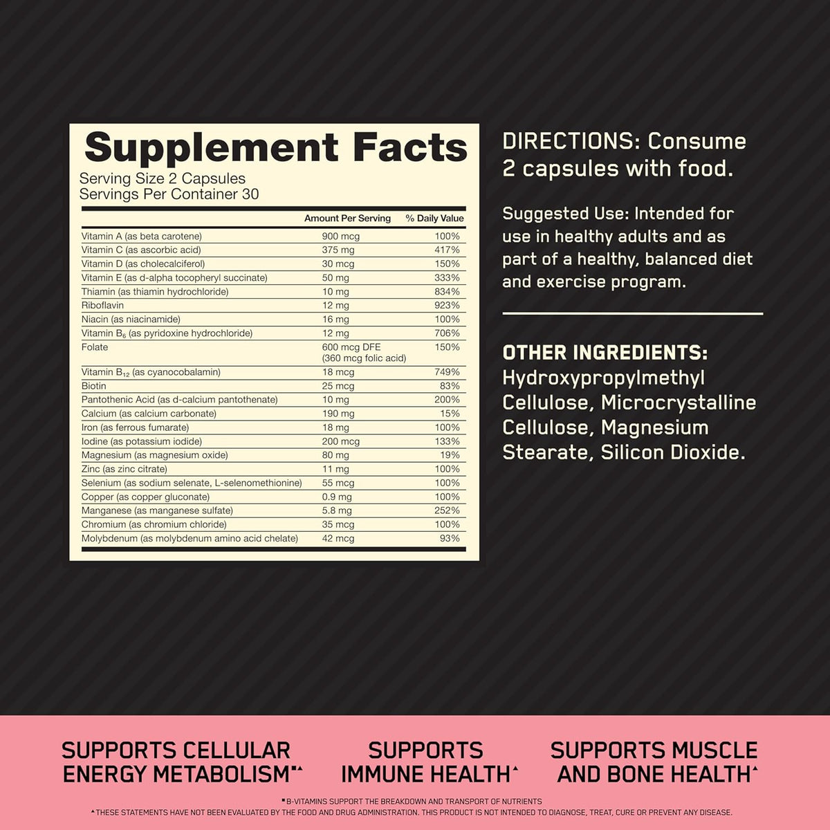 Opti-Women Multivitamin for Active Women