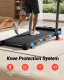 LONTEK Walking Pad With Handle and Incline