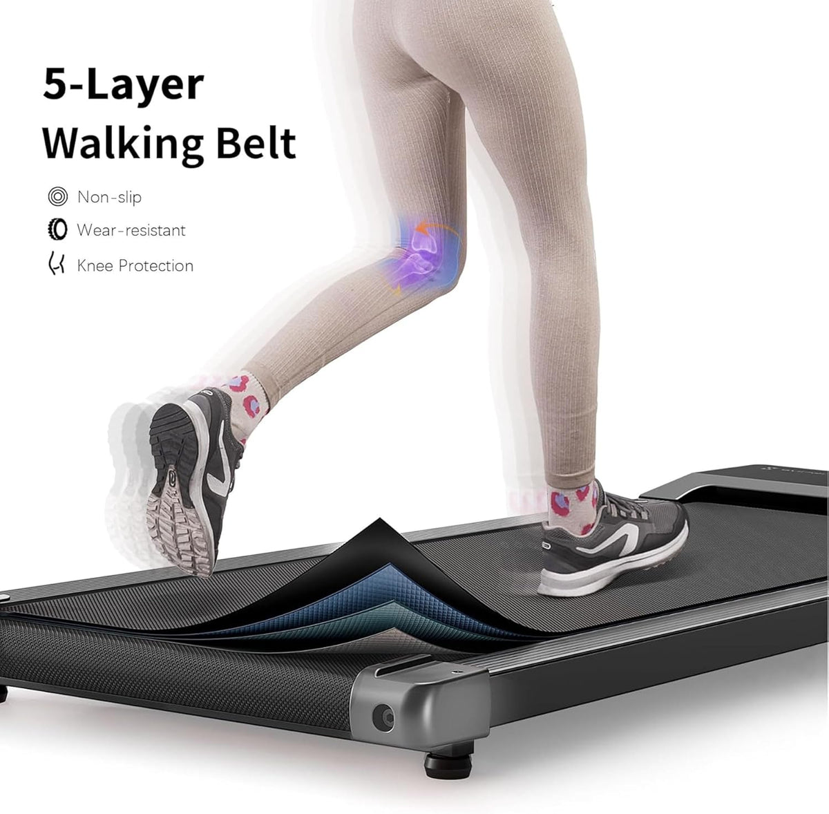 FC Walking Pad Treadmill, 330lb capacity