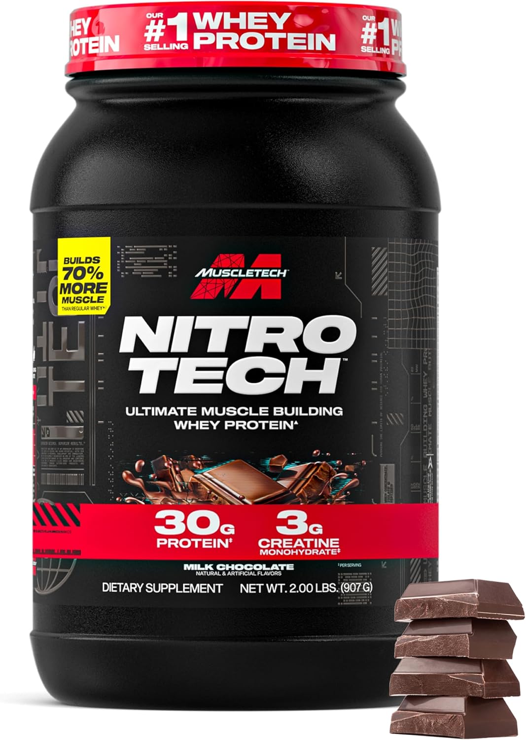 MuscleTech Nitro Tech Whey Protein 2lb