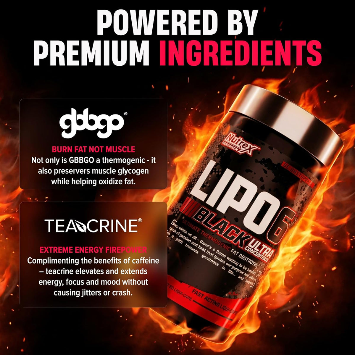Nutrex Lipo 6 Black Ultra Concentrate 60caps