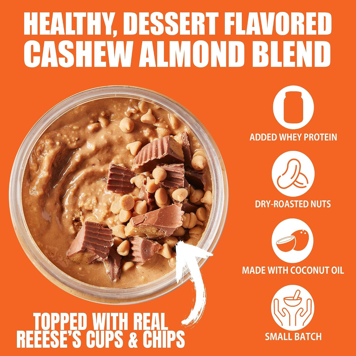 Fit Butters Nut Butter 16oz Cashew Butter