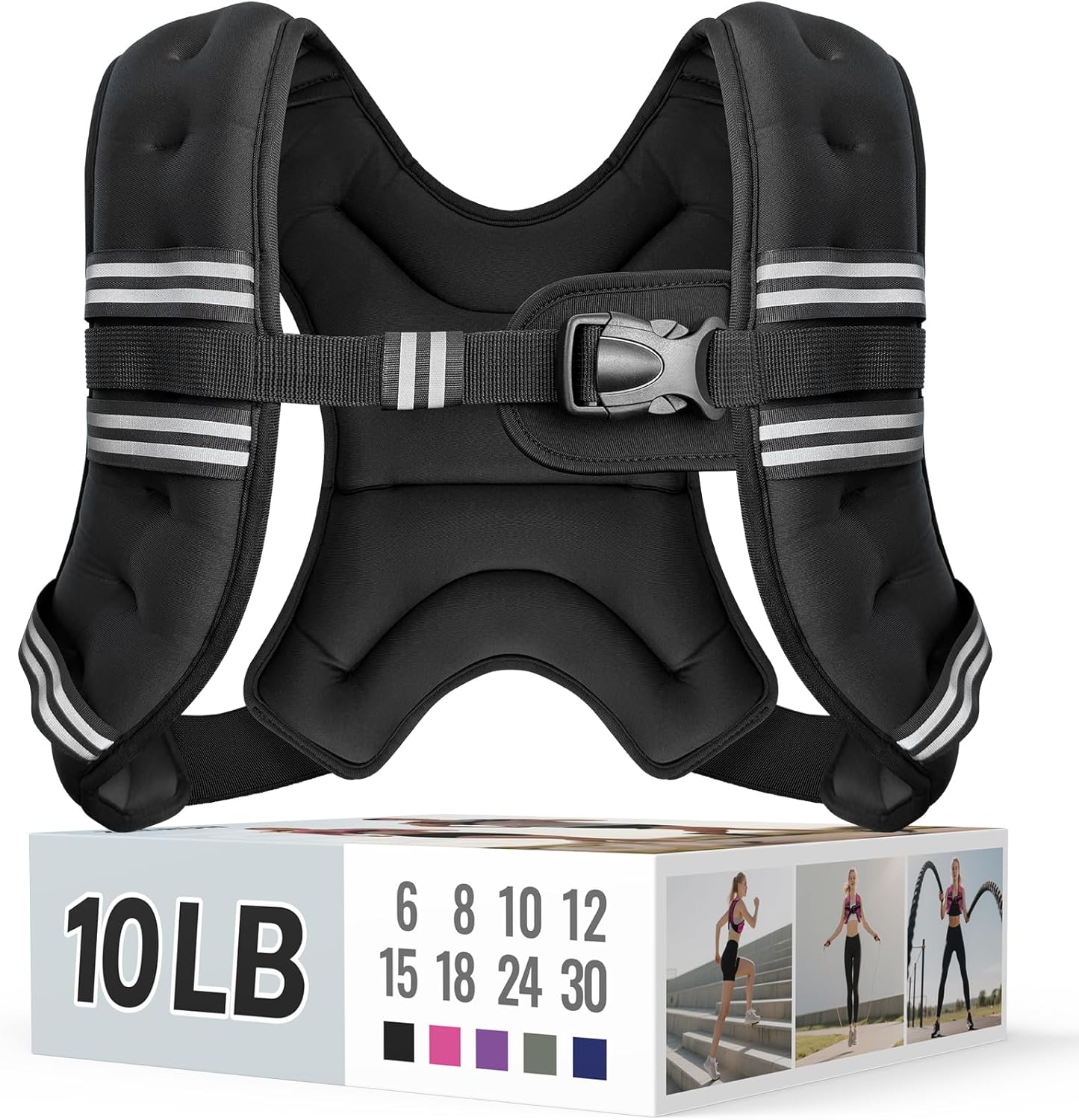 Zeerun Weighted Vest Black