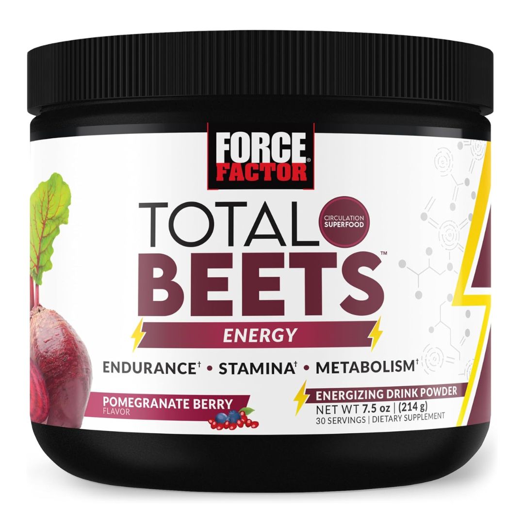 Force Factor Total Beets Energy Drink Mix 30 Servings