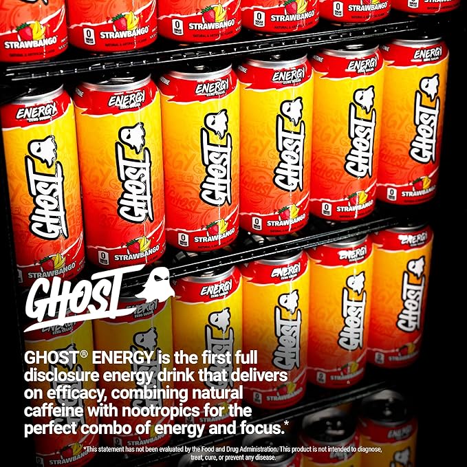 Ghost Energy Straw Bango RTD 16oz