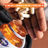 NOW Sports||Arginine & Citrulline|| Amino Acids||120  Veg Capsules