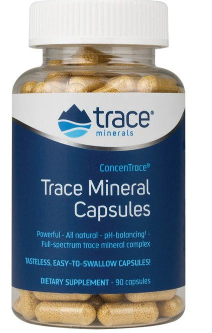 Trace Minerals Concentrate Capsules Daily Magnesium 90 Capsules